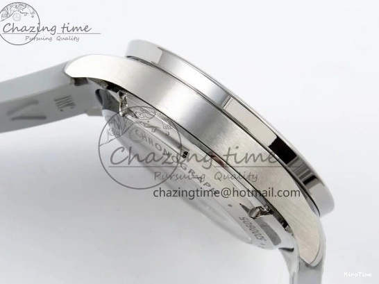 MIROTIME 0403 Portuguese Chrono IW3716 Z+F 1:1 Best Edition White Dial on Gray Rubber Strap A WrinkleFree 7014